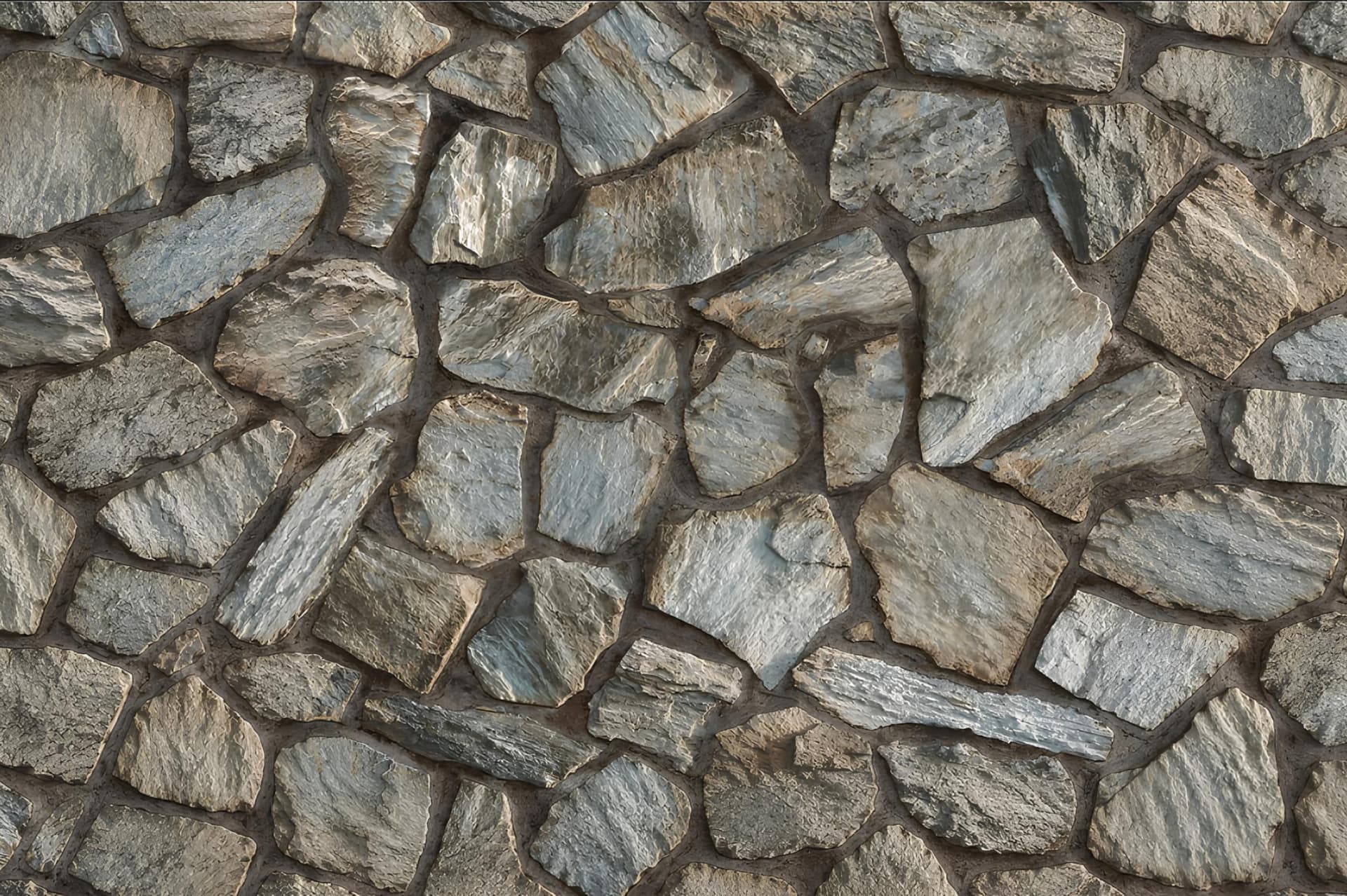 Papier Peint 3D duvar kağıdı — Papier peint 3D pierre d'ardoise naturelle