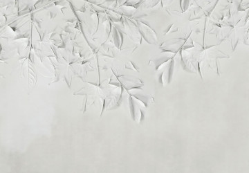 Beyaz Renkle Kamufle Ağaç Duvar…