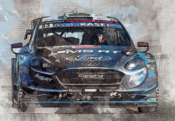 WRC Rally Ford Duvar Kağıdı
