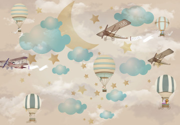Hayaller Balon ve Uçaklar Duvar…