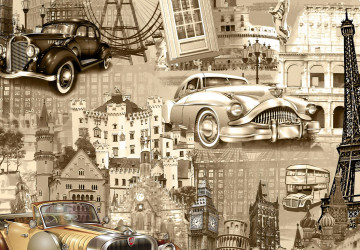 1936 Avrupa Arabalar ve Şehirler…