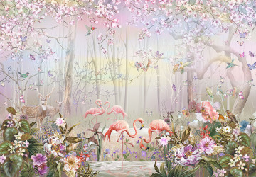 Pembe Tonda Orman ve Pembe Flamingolar…